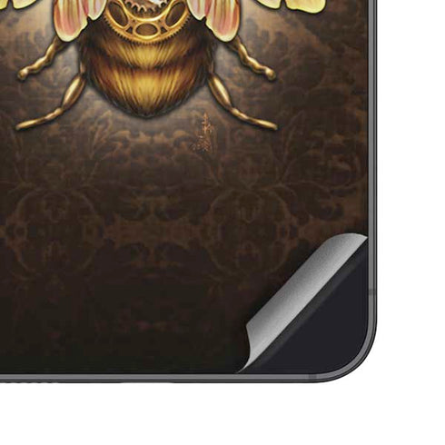 Steampunk Bee by Brigid Ashwood Galaxy S25 Skin
