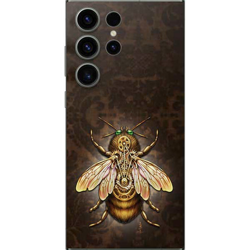 Steampunk Bee by Brigid Ashwood Galaxy S25 Ultra Skin