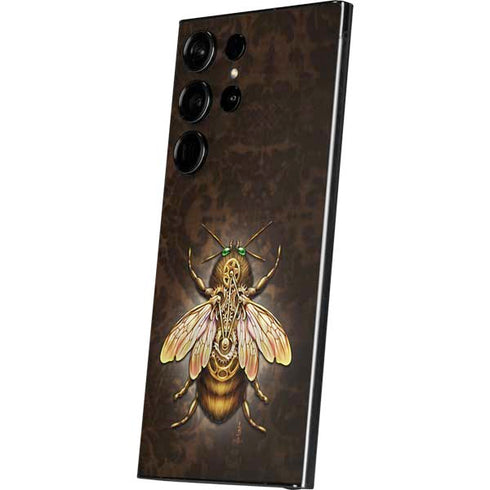 Steampunk Bee by Brigid Ashwood Galaxy S25 Ultra Skin