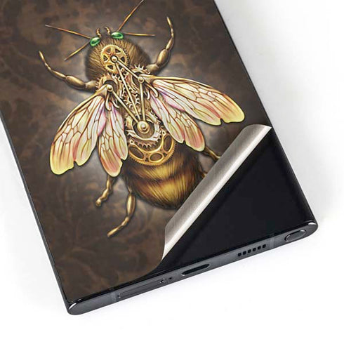 Steampunk Bee by Brigid Ashwood Galaxy S25 Ultra Skin