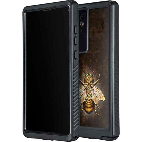 Steampunk Bee by Brigid Ashwood Galaxy S24 Ultra Waterproof Case