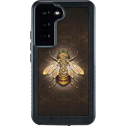 Steampunk Bee by Brigid Ashwood Galaxy S24 Waterproof Case