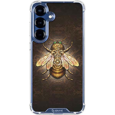 Steampunk Bee by Brigid Ashwood Galaxy S25 Plus Clear Case