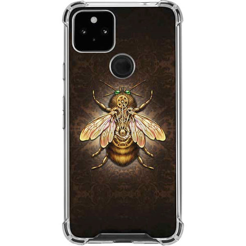 Steampunk Bee by Brigid Ashwood Pixel Cases