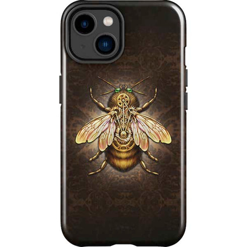 Steampunk Bee by Brigid Ashwood iPhone 15 Impact Case