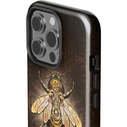 Steampunk Bee by Brigid Ashwood iPhone 15 Pro Impact Case