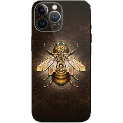 Steampunk Bee by Brigid Ashwood iPhone 15 Pro Max Skin