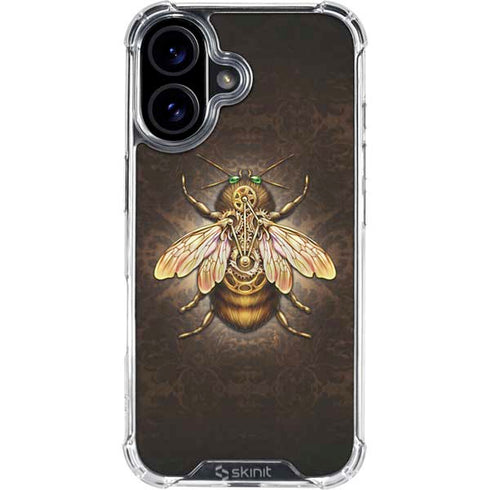 Steampunk Bee by Brigid Ashwood iPhone 16 Clear Case
