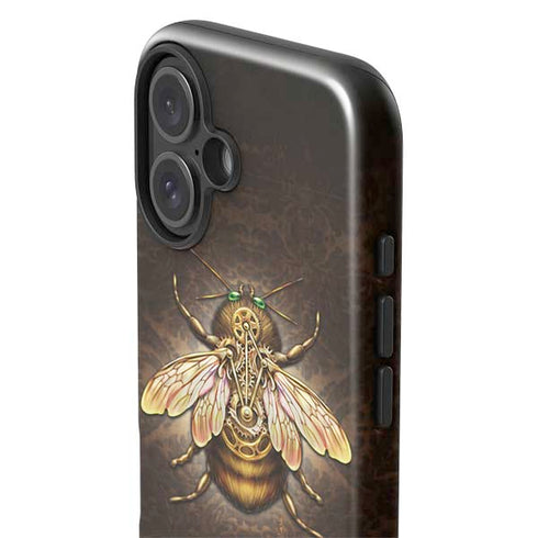 Steampunk Bee by Brigid Ashwood iPhone 16 Impact Case