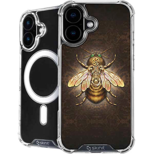 Steampunk Bee by Brigid Ashwood iPhone 16 MagSafe Case