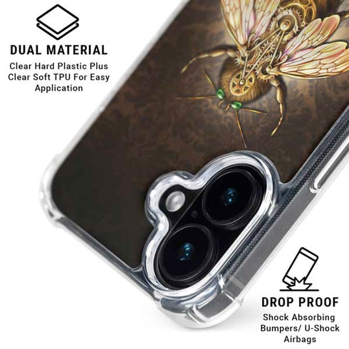 Steampunk Bee by Brigid Ashwood iPhone 16 MagSafe Case