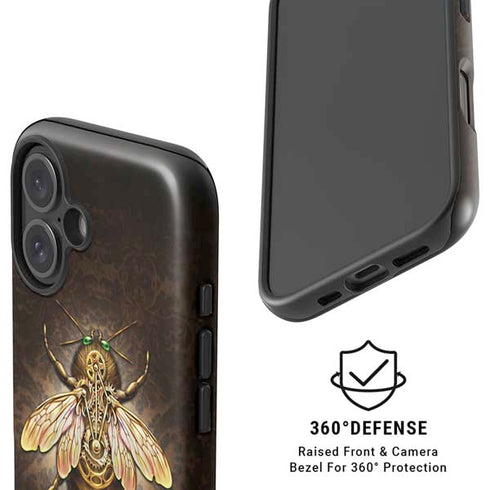 Steampunk Bee by Brigid Ashwood iPhone 16 Magsafe Impact Case