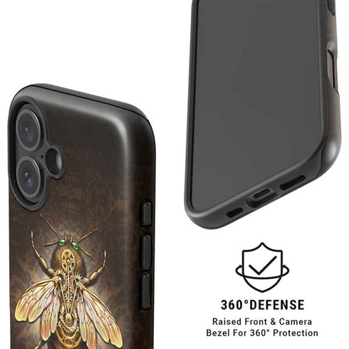Steampunk Bee by Brigid Ashwood iPhone 16 Plus Magsafe Impact Case