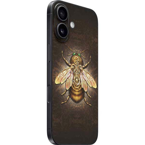 Steampunk Bee by Brigid Ashwood iPhone 16 Plus Skin