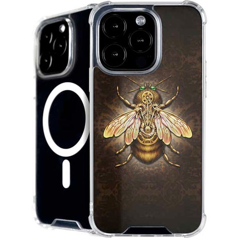 Steampunk Bee by Brigid Ashwood iPhone 16 Pro MagSafe Case
