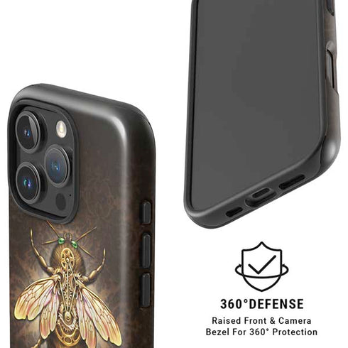 Steampunk Bee by Brigid Ashwood iPhone 16 Pro Magsafe Impact Case