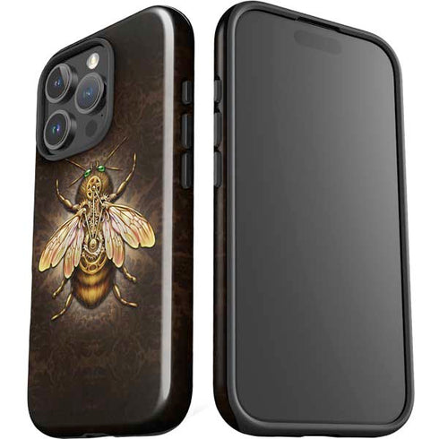 Steampunk Bee by Brigid Ashwood iPhone 16 Pro Max Impact Case
