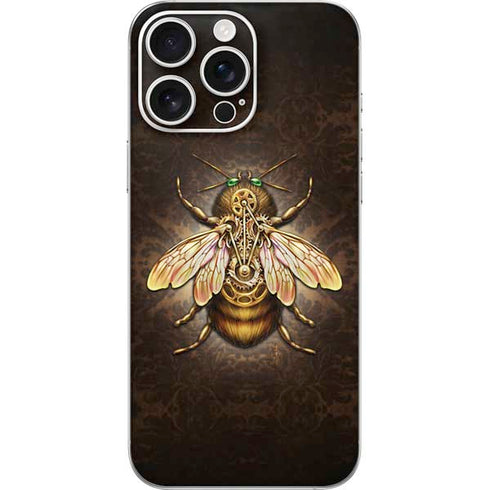 Steampunk Bee by Brigid Ashwood iPhone 16 Pro Max Skin