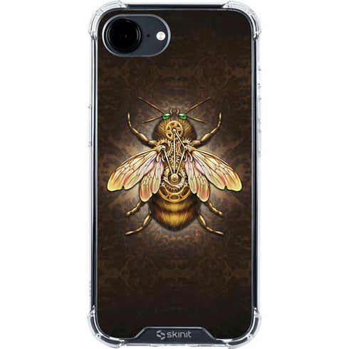 Steampunk Bee by Brigid Ashwood iPhone 16e Clear Case