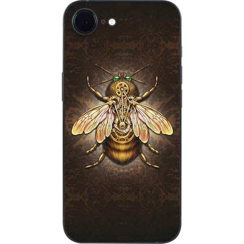 Steampunk Bee by Brigid Ashwood iPhone 16e Skin