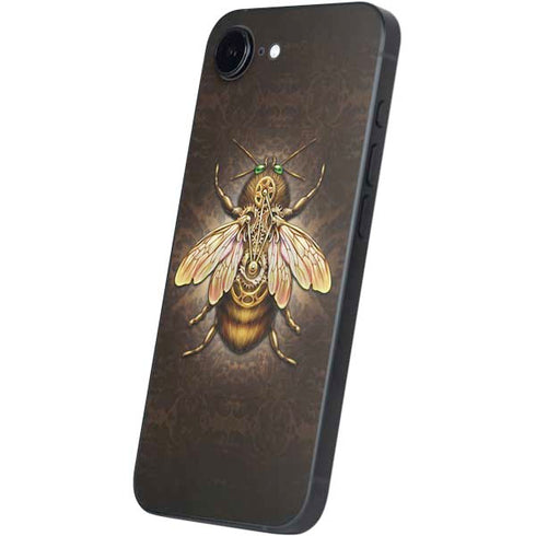 Steampunk Bee by Brigid Ashwood iPhone 16e Skin