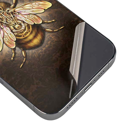 Steampunk Bee by Brigid Ashwood iPhone 16e Skin