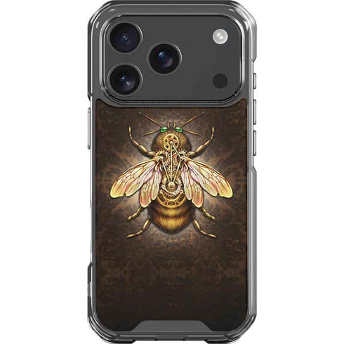 Steampunk Bee by Brigid Ashwood iPhone 18 Pro Clear Case