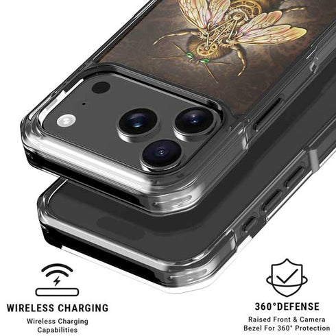 Steampunk Bee by Brigid Ashwood iPhone 18 Pro Clear Case