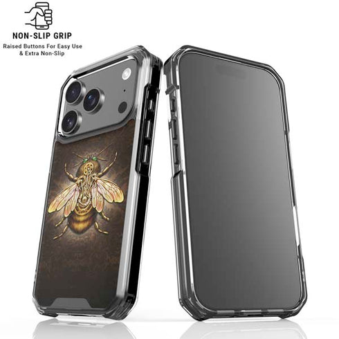 Steampunk Bee by Brigid Ashwood iPhone 18 Pro Clear Case