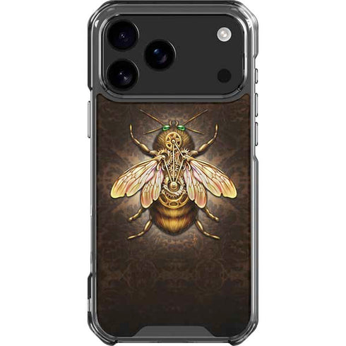 Steampunk Bee by Brigid Ashwood iPhone 18 Pro Max Clear Case