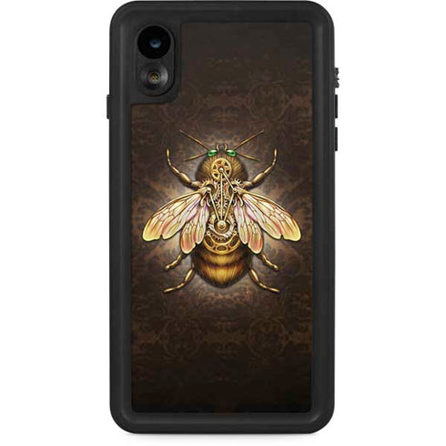 Steampunk Bee by Brigid Ashwood iPhone Cases