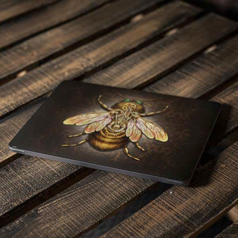 Steampunk Bee by Brigid Ashwood Apple MacBook Air Skin