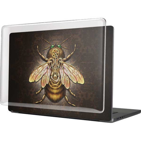 Steampunk Bee by Brigid Ashwood MacBook Cases