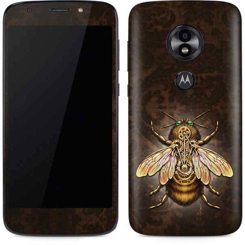 Steampunk Bee by Brigid Ashwood Moto E5 Play Skin