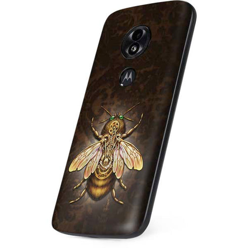 Steampunk Bee by Brigid Ashwood Moto E5 Play Skin