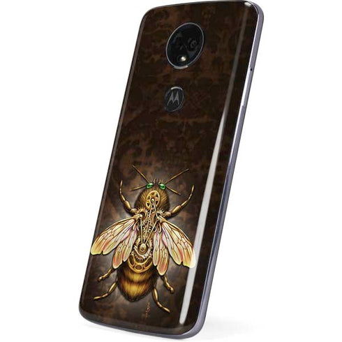 Steampunk Bee by Brigid Ashwood Moto E5 Plus Skin