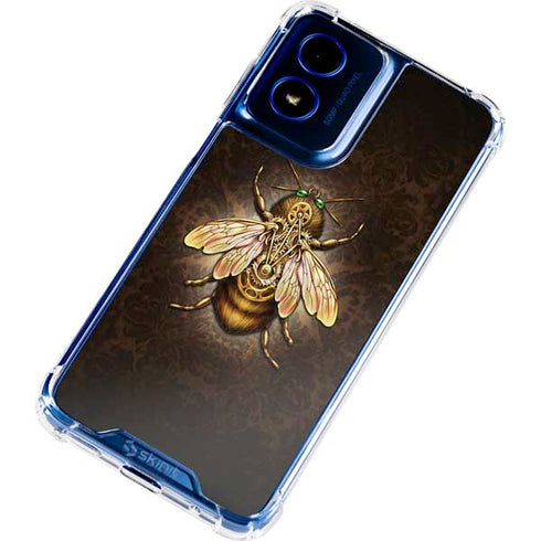 Steampunk Bee by Brigid Ashwood Moto G 5G (2024) Clear Case