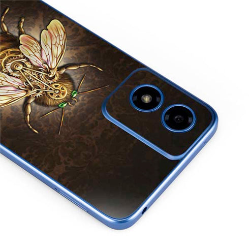 Steampunk Bee by Brigid Ashwood Moto G Play 4G (2024) Skin