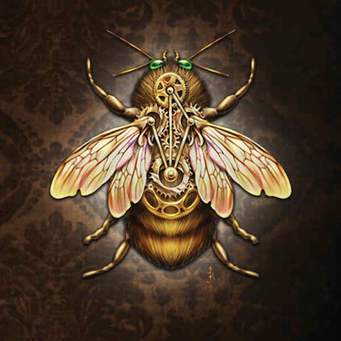Steampunk Bee by Brigid Ashwood Moto G6 Skin