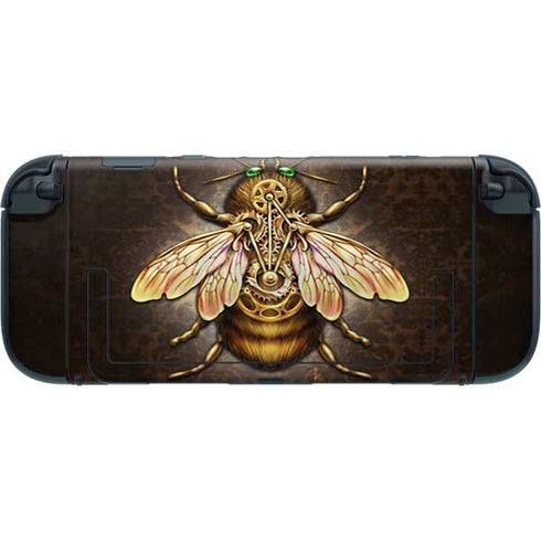 Steampunk Bee by Brigid Ashwood Nintendo Switch 2 (2025) with Joy-Con Skin