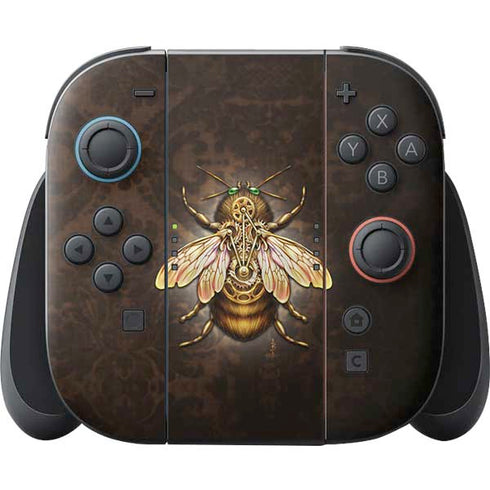 Steampunk Bee by Brigid Ashwood Nintendo Skins