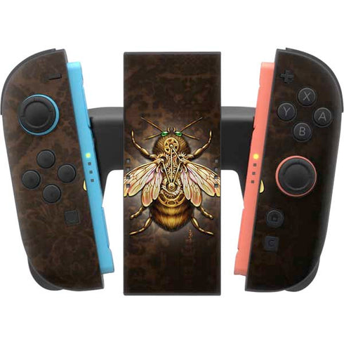 Steampunk Bee by Brigid Ashwood Nintendo Switch 2 (2025) Joy-Con Controller Skin
