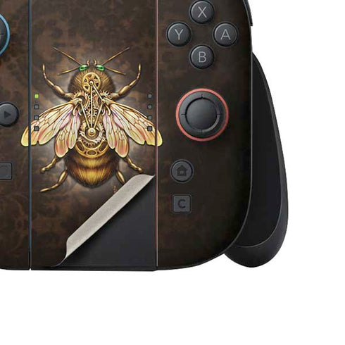Steampunk Bee by Brigid Ashwood Nintendo Switch 2 (2025) Joy-Con Controller Skin