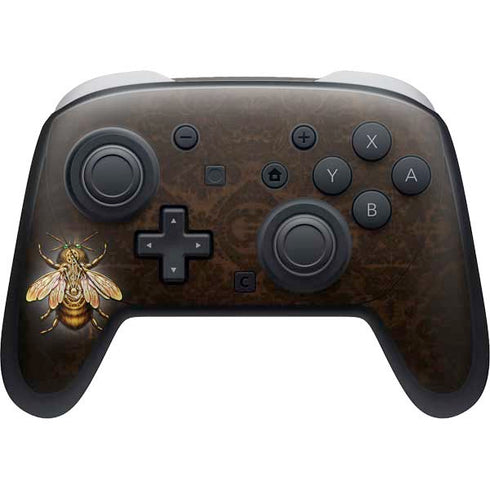 Steampunk Bee by Brigid Ashwood Nintendo Switch 2 (2025) Pro Controller Skin