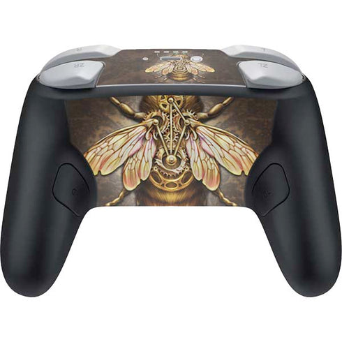 Steampunk Bee by Brigid Ashwood Nintendo Switch 2 (2025) Pro Controller Skin