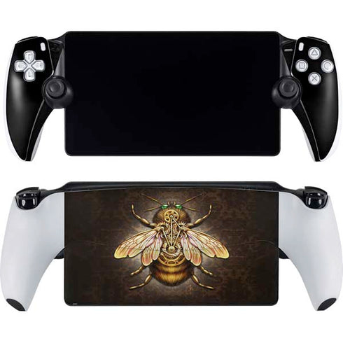 Steampunk Bee by Brigid Ashwood PlayStation Portal Remote Player Skin