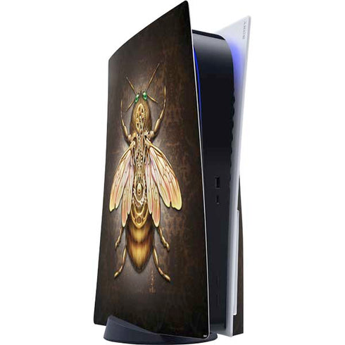 Steampunk Bee by Brigid Ashwood PlayStation PS5 Skins