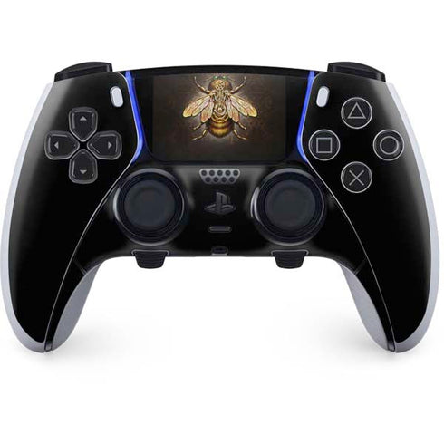Brigid Ashwood Steampunk Bee PS5 DualSense Edge Pro Controller Skin