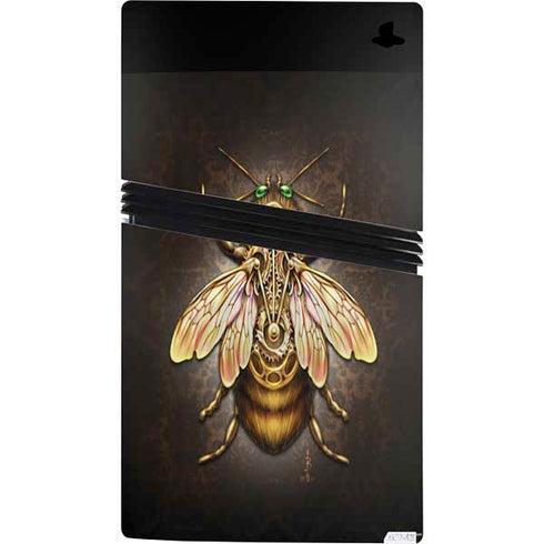 Steampunk Bee by Brigid Ashwood PS5 Pro Console Skin