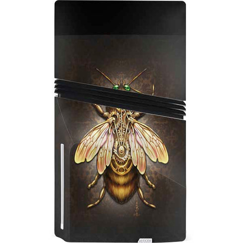 Steampunk Bee by Brigid Ashwood PS5 Pro Disk Bundle Skin